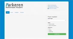 Desktop Screenshot of parkerenrotterdamairport.com